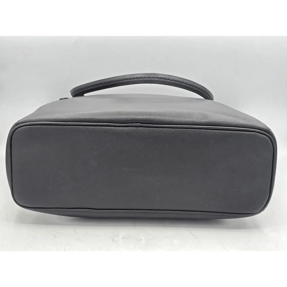 COACH Peyton Leather Zip Top Tote Bag Purse - Black/Silver‎ - SEE PHOTOS